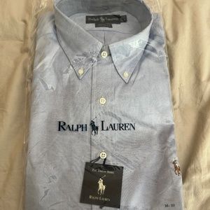 Ralph Lauren Blue Button Down Shirt